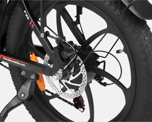 FAFREES F20 Electric Bike rear disk brakes