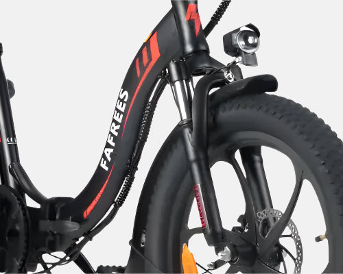 FAFREES F20 Electric Bike front suspension