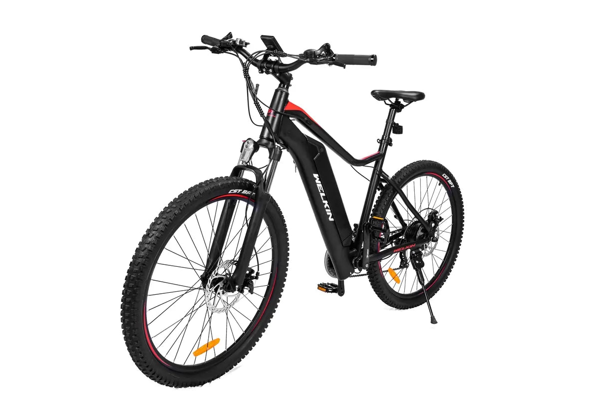 WELKIN WKEM001 Mountain Electric Bike Front Left Angle View